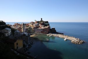 Vernazza fra siste del av siten